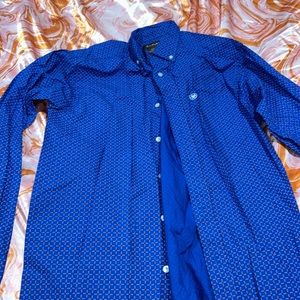 Men’s Small Ariat button up dress long sleeve